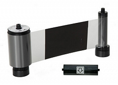 Черная лента с оверлеем (KO) на 3000 оттисков с чистящим роликом; для принтера Advent SOLID 700 в Мытищах