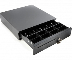 Денежный ящик G-Sense 410XL, чёрный, Epson, электромеханический в Мытищах