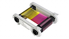 Полноцветная лента (YMCKO) на 500 оттисков с чистящим роликом; для принтера Advent SOLID 700 в Мытищах