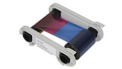 Полноцветная лента  (YMCKOK) для двусторонней печати на 200 оттисков с чистящим роликом в Мытищах