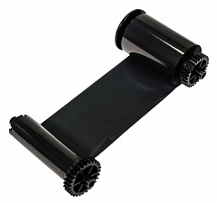 Черная смолянисто-восковая (Resin+Wax) лента (К) на 1200 оттисков с чистящим роликом в Мытищах